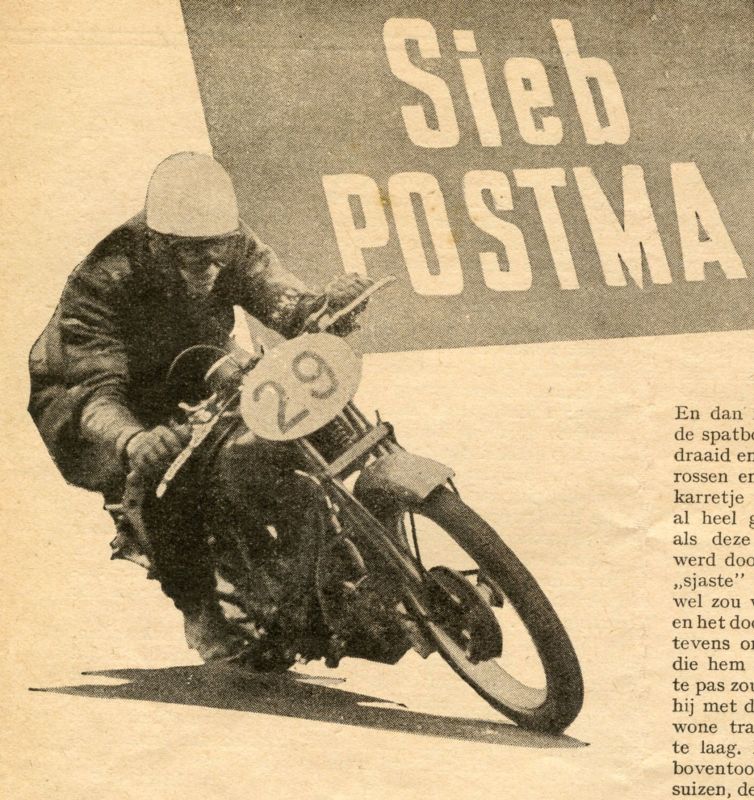 Personen - Sijbren Postma, motorcoureur 