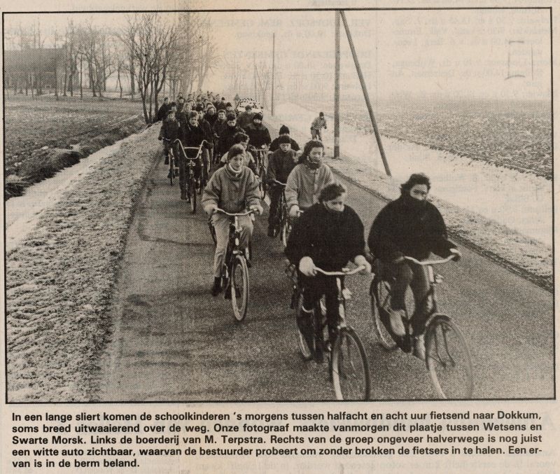 Mûnewei: Fietspad Dokkum-Easternijtsjerk 